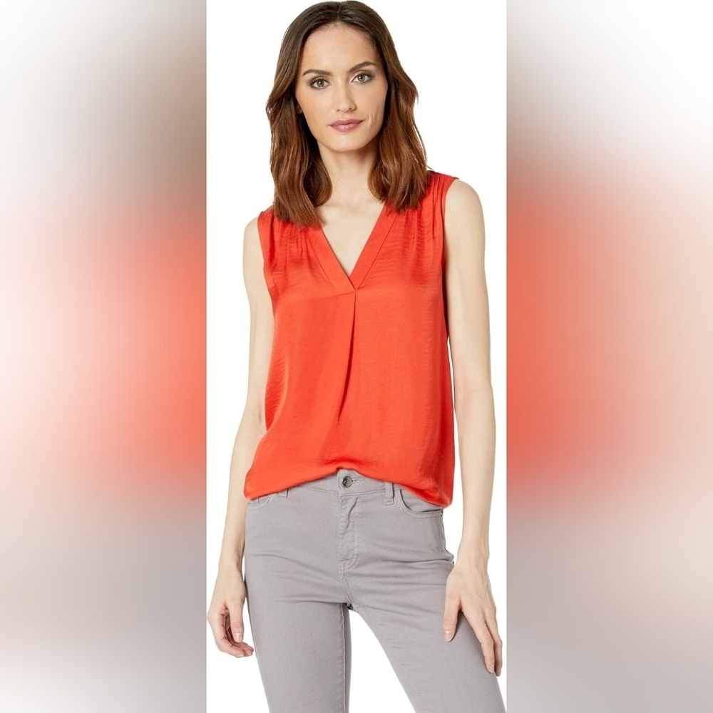 Vince Camuto Sleeveless V-Neck  Top Plus Size XXL  NWT